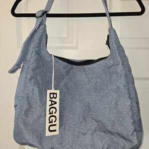 Baggu Nylon Shoulder Bag Digital Denim